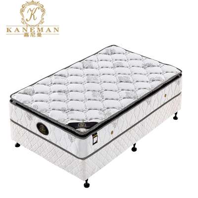 China mattress manufacturer pocket spring bed mattress and bed base for hotel